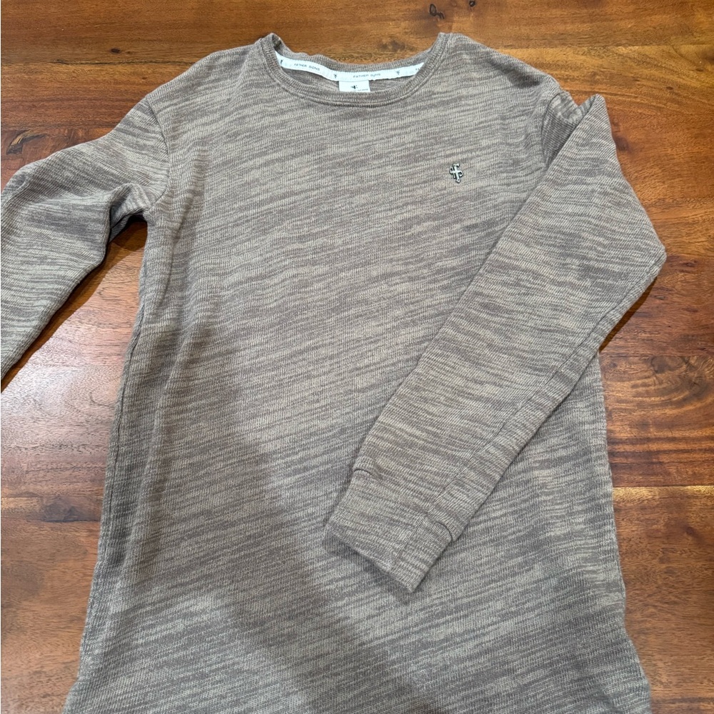Father & Sons Men's Classic Tan Crewneck Shirt